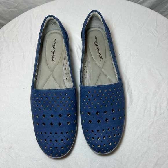 Easy Spirit Kimmie Slipon Blue Loafers Women's Size 10 - Like new! - Picture 2 of 9